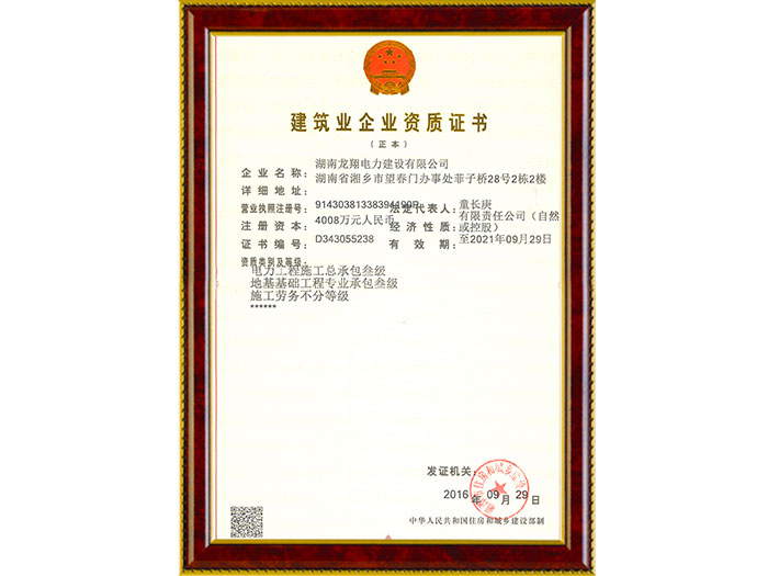 資質正本